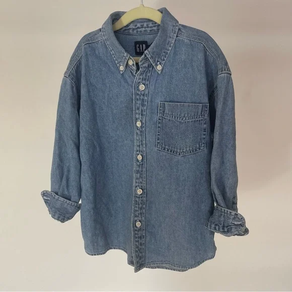 Vintage denim gap kids shirt - Picture 3 of 4